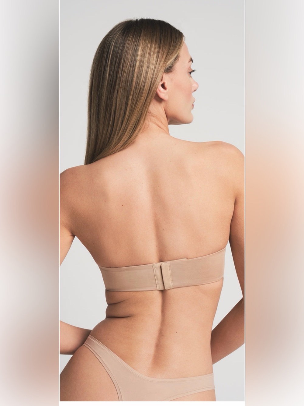 NWT SKIMS Ultimate Strapless Push-Up Bra Clay 34B - Picture 3 of 7